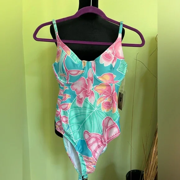 Watercolors by Kenny Flowers “The Maui” Size Medium- New With Tags! - Picture 3 of 7